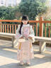 安妮優(yōu)兒（Anneyol）馬面裙女童漢服冬季2025新款古裝兒童秋冬裝國風(fēng)加厚旗袍裙拜年服 粉色 120 曬單實(shí)拍圖