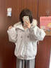 托瑪菲羽絨棉服女冬季2025新款小個(gè)子韓版工裝棉衣外套加厚中學(xué)生棉襖子 淺灰色 S 碼 曬單實(shí)拍圖