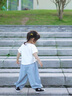 G.DUCKKIDS小黃鴨女童防蚊褲夏季薄款2025新款兒童冰絲運動(dòng)褲小女孩夏裝褲子 藍色 100 建議2~3歲【 90-100cm】cm 曬單實(shí)拍圖