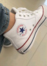 匡威（Converse）官方 莫爾登All Star男女板鞋中幫帆布小白鞋A00812C A00812C 39 曬單實(shí)拍圖