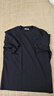 優(yōu)衣庫男女裝大師T AIRism寬松圓領(lǐng)T恤五分袖短袖475355 465185 475355/09黑色 XL 曬單實(shí)拍圖