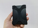 Zhencool西數隨行版款保護套2.5寸WD西部數據My passport移動(dòng)硬盤(pán)收納包 黑色(4T/5T)X型硅膠套 曬單實(shí)拍圖