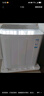 海爾（Haier）【25年新品】半自動洗衣機雙缸雙桶12公斤一級能效家用大容量洗脫分離以舊換新國家補貼老式洗衣機 12公斤|小神泡凈洗+一級能效+玻璃上蓋+移動腳輪 曬單實拍圖