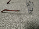 木九十眼鏡2025新品β鈦金屬實(shí)木鏡腿橢圓框眼鏡近視可配度數MJ12FM1119 SLC11縞羽銀 框+Pro防藍光1.56(建議300度內) 曬單實(shí)拍圖