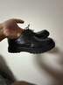 百麗通勤商務(wù)皮鞋2025男牛皮褶皺增高休閑鞋A1373AM4 黑色2  44 曬單實(shí)拍圖