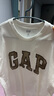 GAP男女裝2025夏季新款膠印大logo純棉短袖T恤百搭寬松上衣729356 白色 S (165/88A) 亞洲尺碼 曬單實(shí)拍圖