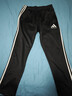阿迪達斯 （adidas）長(cháng)褲男女秋季寬松透氣直筒褲跑步運動(dòng)防風(fēng)休閑褲 黑白 M 曬單實(shí)拍圖