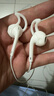 適用 蘋(píng)果AirPods耳機套AirPods2耳套蘋(píng)果有線(xiàn)耳機運動(dòng)防滑防掉硅膠套耳帽耳塞套耳機配件 白色【兔耳朵耳套，2對裝】 曬單實(shí)拍圖
