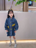 WVD大牌童裝女童外套春秋款2025新款洋氣女寶秋裝韓版裙子兒童秋季牛 藍色 130cm 均碼 曬單實(shí)拍圖