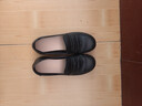 紅蜻蜓女鞋中老年媽媽皮鞋牛皮鞋女懶人樂(lè )福鞋軟底單鞋WTB351791黑色40 曬單實(shí)拍圖