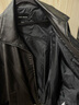 UR2025冬季新款男裝復古摩登PU超寬松夾克外套UMF150068 正黑 S (XS-S) 曬單實(shí)拍圖
