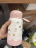 帕提拉可愛(ài)便攜女生保溫杯直飲高顏值ins隨身杯學(xué)生防摔卡通保冷保熱 黃蘋(píng)果保溫直杯500ml【狗狗派對】 單杯【含杯墊】 曬單實(shí)拍圖