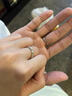 蔓笙925純銀情侶戒指一對小眾設計閨蜜情侶款對戒實(shí)用新年禮物送女友 女款 曬單實(shí)拍圖