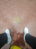 李寧（LI-NING）羽毛球線(xiàn)N65高反彈型羽毛球線(xiàn)專(zhuān)用耐打網(wǎng)線(xiàn)擊球聲音清脆熒光淺黃 曬單實(shí)拍圖