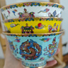 睦瓷陶瓷碗高腳石榴碗描金琺瑯彩壽碗蒙古奶茶碗酥油茶碗景德鎮(zhèn)骨瓷碗 4.8英寸粉色描金八寶紋石榴碗【1個(gè)】 曬單實(shí)拍圖