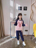 FIDQIOG國際大牌女童厚T恤套裝秋裝2025新款時(shí)髦洋派兒童衣服女孩大童運 粉色春秋現貨可發(fā) 150cm 均碼 曬單實(shí)拍圖