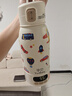 孕貝便攜式恒溫杯 恒溫水壺燒水杯嬰兒外出沖奶保溫杯恒溫水杯500ml 曬單實(shí)拍圖
