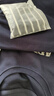 MsShe【披肩衛衣套裝】大碼女裝2025秋季胖mm條紋刺繡上衣半身裙 【衛衣＋半身裙】藏青藍色現貨 2XL 曬單實(shí)拍圖