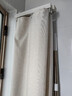 善宅雙吸盤(pán)浴室浴簾防水防霉折疊隱形衛生間洗澡淋浴干濕分離隔斷掛簾 【升級雙吸盤(pán)】米色(覆膜簾+白桿) 【5折款】最長(cháng)可達172cm 曬單實(shí)拍圖