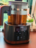 格麗思（GREENIS）煮茶壺養生壺 純鈦噴淋式加熱煮茶器一體式燒水壺蒸茶壺 辦公室蒸茶器茶水分離 電茶壺圍爐煮茶 深空灰禮盒裝（純鈦壺底-單直筒茶漏） 曬單實(shí)拍圖