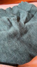 優(yōu)衣庫男裝女裝柔軟綿羊毛圓領(lǐng)針織衫長(cháng)袖毛衣毛衫469400 54 綠色 S /165/84A 曬單實(shí)拍圖