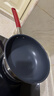 康巴赫（KBH）炒鍋迷你家用小炒鍋無(wú)涂層平底不粘鍋一人食電磁爐炒菜鍋28cm 曬單實(shí)拍圖