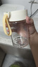 富光清然玻璃杯 高硼硅玻璃水杯子 女生便攜牛奶咖啡刻度茶杯330ml 曬單實拍圖