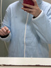 全棉時代睡衣【100%棉空氣褶皺紗夾棉暖而不悶】男女士家居服情侶套裝 曬單實拍圖