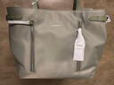 新秀麗（Samsonite）出街包包女包女士托特包單肩包手提包深綠色送女友禮物 曬單實(shí)拍圖