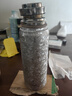 JRINKTEEA日本品牌純鈦保溫杯鈦水杯車載男士燜泡茶杯茶水分離杯戶外喝茶杯 升級款隕花銀+杯套500ml無噴漆 曬單實(shí)拍圖