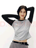 森馬（Semir）[商場(chǎng)同款]長(cháng)袖T恤女短款修身收腰2025吸濕速干秋裝101525101002 曬單實(shí)拍圖