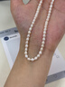 中國黃金（CHINA GOLD）淡水珍珠項鏈小米珠項鏈女實(shí)用生日禮物女送女友媽媽老婆紀念日 淡水珍珠項鏈4-5mm 曬單實(shí)拍圖