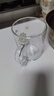 btif家用水杯兒童牛奶杯吸管玻璃杯帶刻度杯子沖奶粉寶寶喝奶杯  曬單實(shí)拍圖