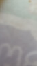 初語牛仔蝴蝶結(jié)美式T恤女士25春季新款撞色休閑上衣  紫色-深藍(lán)  XL 曬單實拍圖