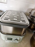 北鼎（Buydeem）電蒸鍋蒸鍋家用蒸燉鍋不銹鋼電燉鍋蒸燉煮一體 大容量全自動(dòng)預約多用途鍋多功能多層【G68淺杉綠】 曬單實(shí)拍圖