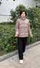 雪中飛羽絨服女2025冬季短款翻領(lǐng)冬裝90絨保暖外套媽媽裝卡其色XL 曬單實(shí)拍圖