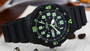 卡西歐（CASIO） 卡西歐(CASIO)手表 樹(shù)脂皮帶運動(dòng)防水兒童學(xué)生電子表日期星期 MRW-200H-3B 曬單實(shí)拍圖