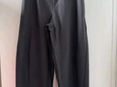 優(yōu)衣庫女裝針織廓形長(cháng)褲快干速干吸汗高腰彎刀鐮刀褲479688 09 黑色 XL /165/76A 曬單實(shí)拍圖