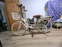 飛鴿（FLYING PIGEON）自行車(chē)成人通勤車(chē)自行車(chē)學(xué)生單車(chē)成人自行車(chē)通勤自行車(chē)女士自行車(chē) 標配奶油米|單速|(zhì)輻條輪+禮包 24寸適合150-170cm 曬單實(shí)拍圖