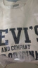 LEVI'S李維斯童裝男童涼感短袖T恤夏季新款撞色拼接兒童圓領(lǐng)上衣 糖果白 曬單實(shí)拍圖