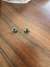 伊燦氣質(zhì)名媛黑色鋯石三角耳釘女個(gè)性高級感2025新款爆款輕奢小眾耳飾 黑色三角形耳釘 曬單實(shí)拍圖