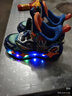 男童鞋奧特曼2025冬季新款加絨保暖發(fā)光亮燈兒童鞋子男孩運動(dòng)鞋子 藍色【賽羅奧特曼】旋鈕扣 加絨 29 鞋內長(cháng)約17.9cm 曬單實(shí)拍圖