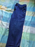 JEEP SPIRIT中高腰新款男士牛仔微喇叭褲寬松闊腳小喇叭長(cháng)褲春秋款韓版 深藍色_[微喇叭褲] 32 _碼[腰圍2尺5] 曬單實(shí)拍圖