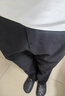 蕉內（Bananain）熱皮503+男士休閑褲保暖防水運動(dòng)紅外發(fā)熱25秋冬款男裝錐形長(cháng)褲子 黑色 L 曬單實(shí)拍圖