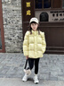 紅豆童裝兒童90絨羽絨服寶寶女童中大童2025冬季加厚連帽保暖外套男童 黃色 130 充絨量74 曬單實(shí)拍圖