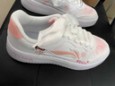 李寧（LI-NING）定制高顏值春季板鞋女鞋手繪涂鴉休閑透氣輕便舒適低幫厚底運動(dòng)鞋 貓羽 【定制款】 37 曬單實(shí)拍圖