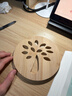 維簡(jiǎn)（Vilscijon）實(shí)木隔熱墊餐桌防燙墊天然竹制碗墊耐高溫盤(pán)子砂鍋墊杯墊子/2片裝 曬單實(shí)拍圖