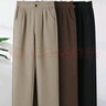 恒源祥中老年媽媽褲子春秋直筒休閑褲長(cháng)褲女褲新款寬松高腰松緊顯瘦褲子 咖啡色 ZD咖啡色 XL (120-135斤) 曬單實(shí)拍圖