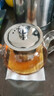 金鑲玉 玻璃茶壺泡茶壺花茶壺涼水壺耐熱防爆過(guò)濾內膽帶蓋 雨潤壺600ml 曬單實(shí)拍圖