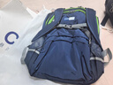 CAMS懸浮減重書(shū)包四到六年級減負護脊初中生輕便背包 智海藍 S02901 曬單實(shí)拍圖